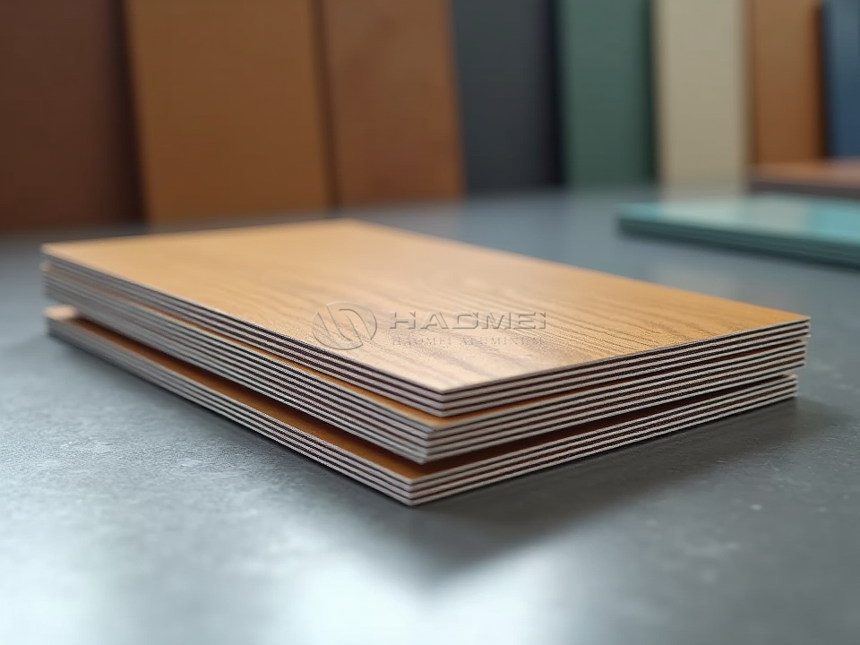 Wood Grain Powder Coated Aluminum