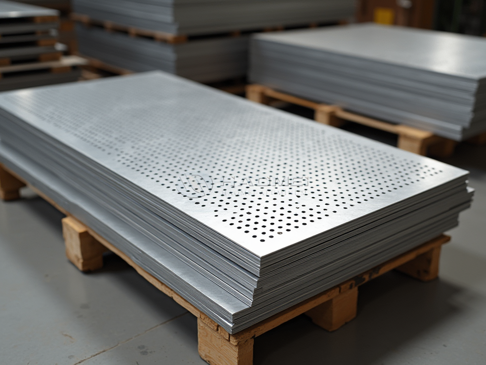 Slotted Hole Perforated Aluminum Sheet