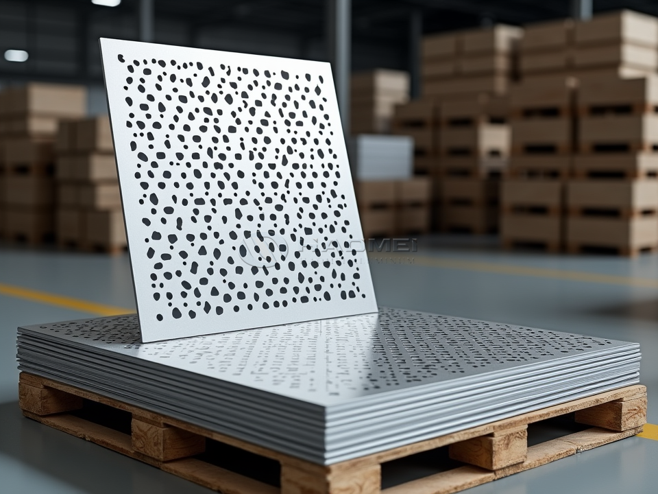 Hexagonal Hole Perforated Aluminum Sheet