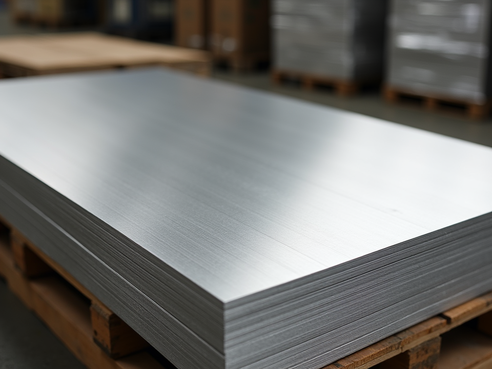 Silver Brushed Aluminum Sheet