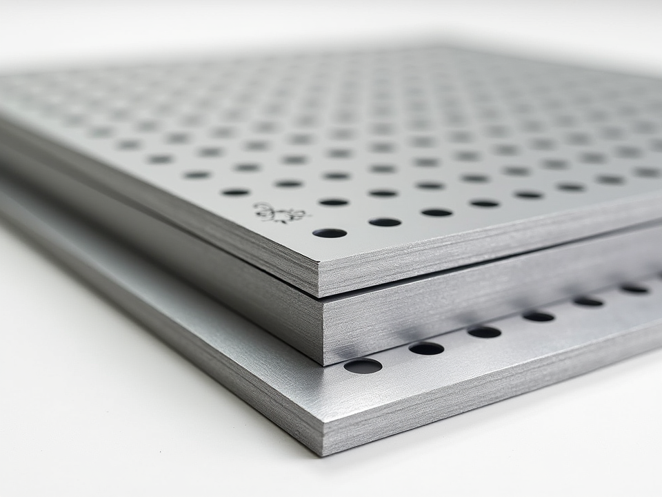 Square Hole Perforated Aluminum Plate
