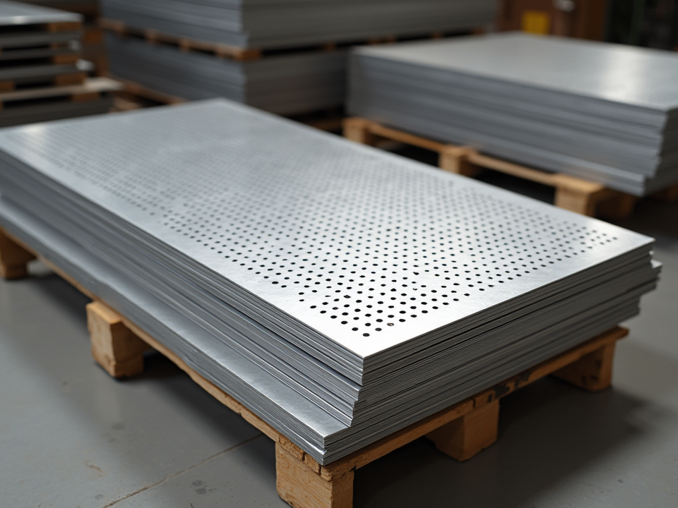 Slotted Hole Perforated Aluminum Sheet